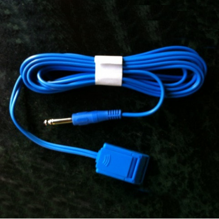 Patient plate cable cord for disposable patient plate