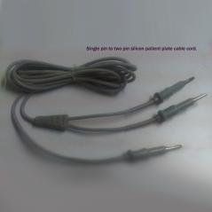 Surgical Cautery 1 Pin To 2 Pin Patient Plate Cable Cord