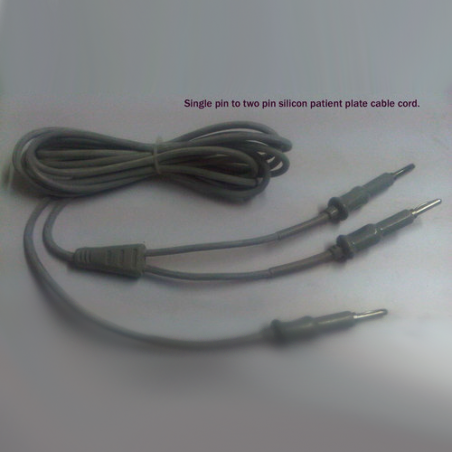 Surgical Cautery 1 Pin To 2 Pin Patient Plate Cable Cord