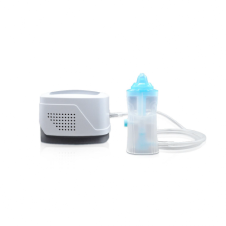 Nebulizing nasal wash