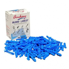 Lancet Needle Plastic - Round Flat