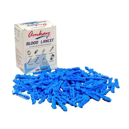 Lancet Needle Plastic - Round Flat