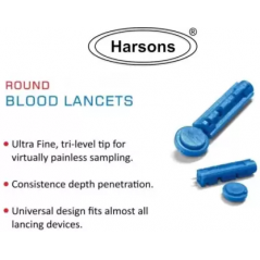 HARSONS   Lancet Round Blue