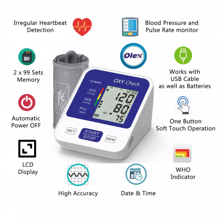 Olex Oxy Check Blood Pressure Monitor