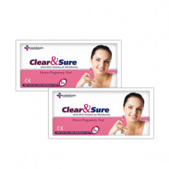 Clear & Sure One Step Urine HCG Pregnancy Test Kit