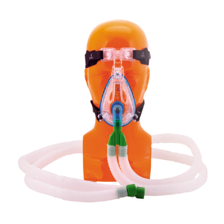 FULL FACE MASK WITH VENTILATOR CIRCUT, DUAL KIT